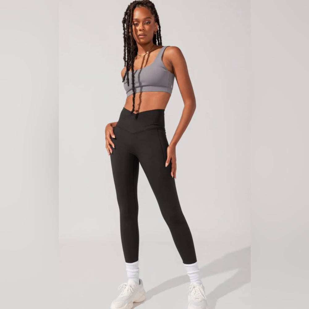 Popflex Crisscross Hourglass Leggings, XL, 27” Inseam